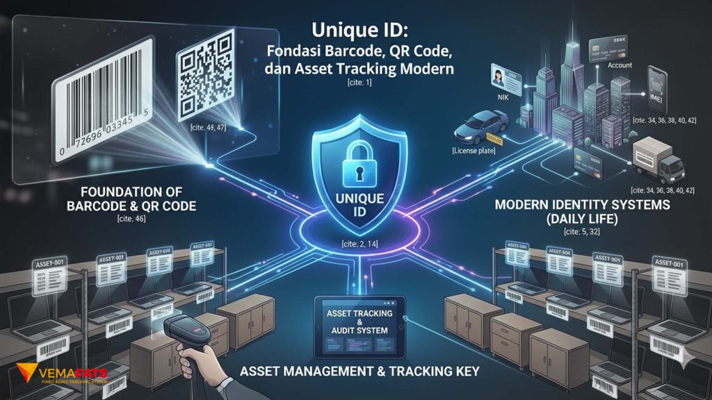 Nomor Unik (Unique ID): Fondasi Barcode, QR Code, dan Asset Tracking